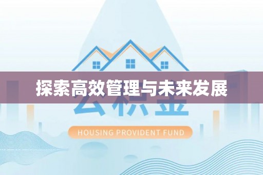 江门探索高效管理与未来发展
