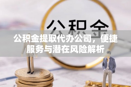 江门公积金提取代办公司，便捷服务与潜在风险解析